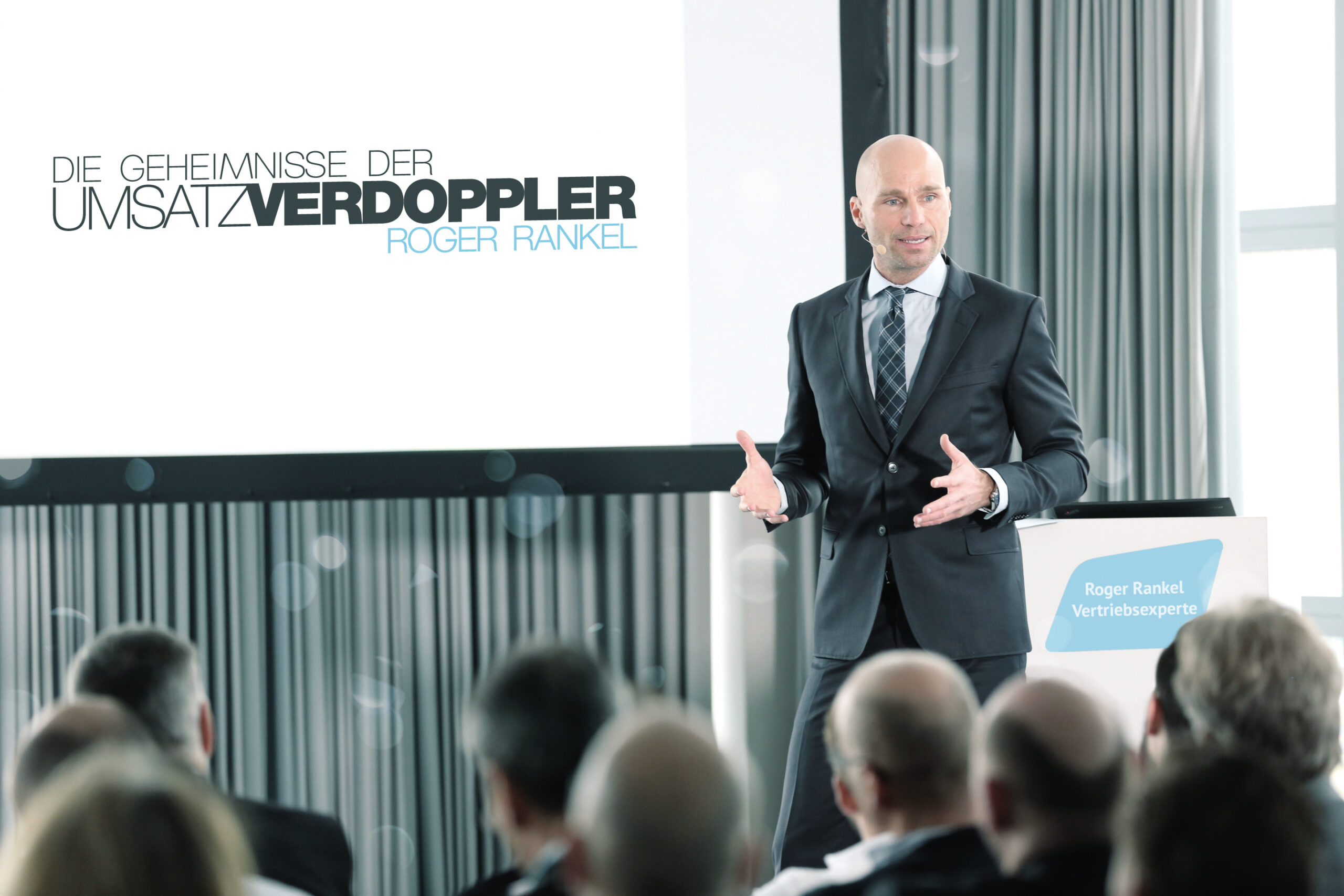 Roger Rankel bei seinem Vortrag Die Geheimnisse der Umsatzverdoppler